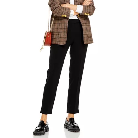 Theory Ibbey Admiral Crepe Straight Pants - Picture 6 of 9